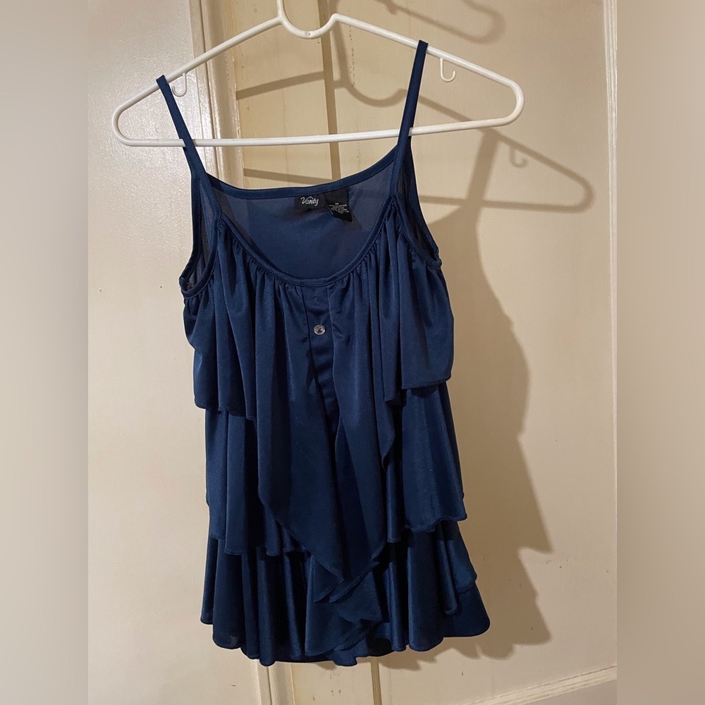 Vanity Tank Top Dark Blue